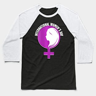 Womens Women March 2022 International Womens Day March 8 Iwd Baseball T-Shirt